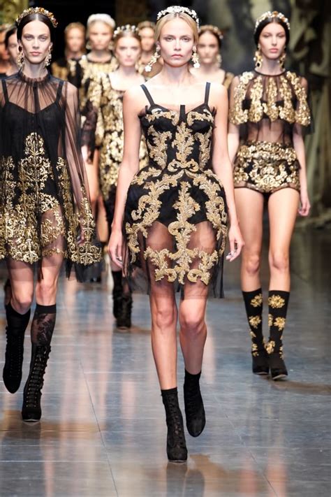 dolce gabbana collezione autunno inverno 2013|dolce gabbana runway show 2013.